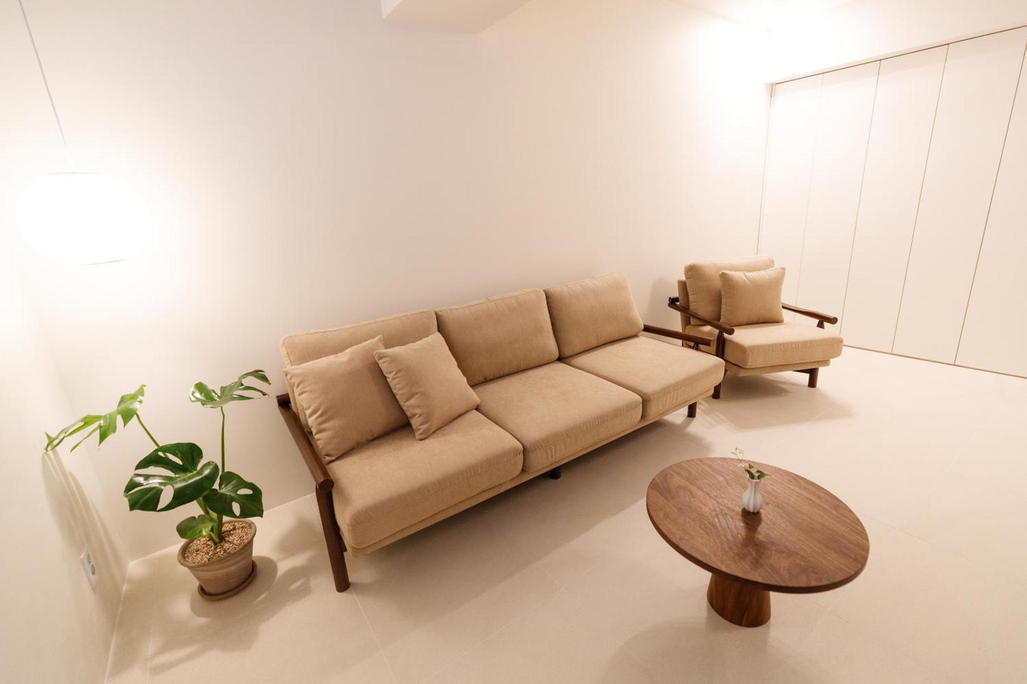 דירות סיאול White Linen House חדר תמונה